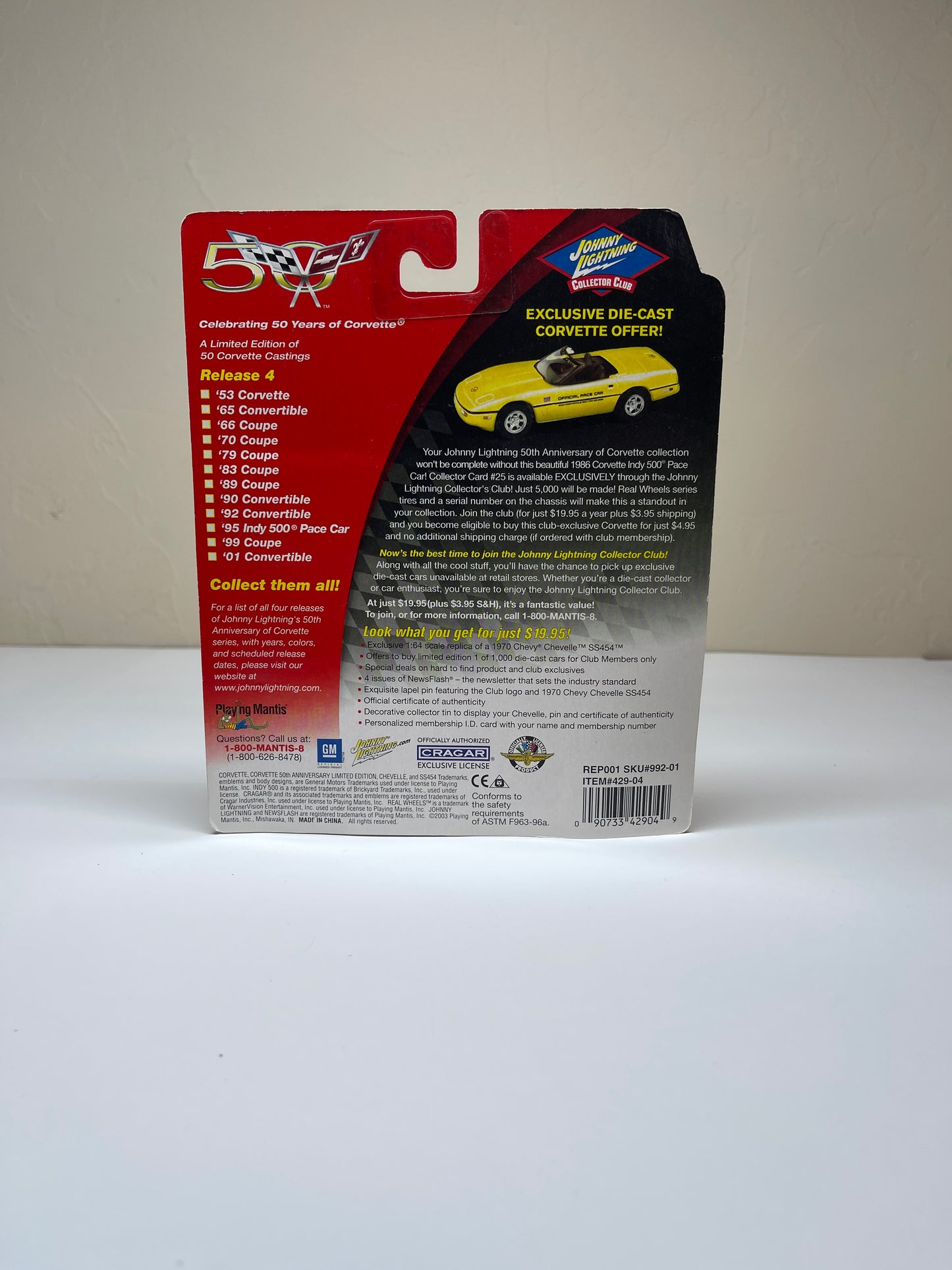 Johnny Lightning 1990 Corvette