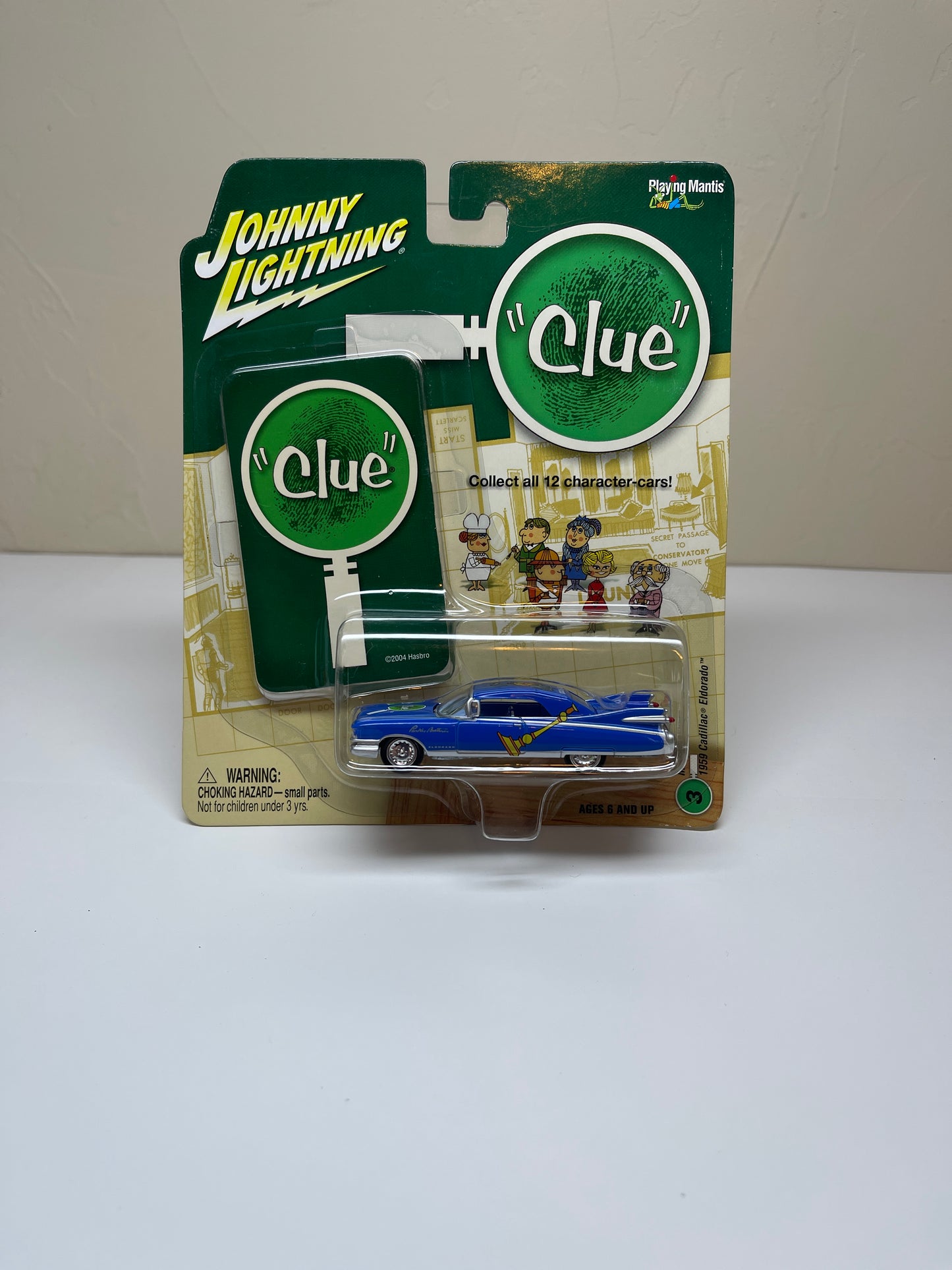 Johnny Lightning Clue Mrs. Peacock 1959 Cadillac Eldorado