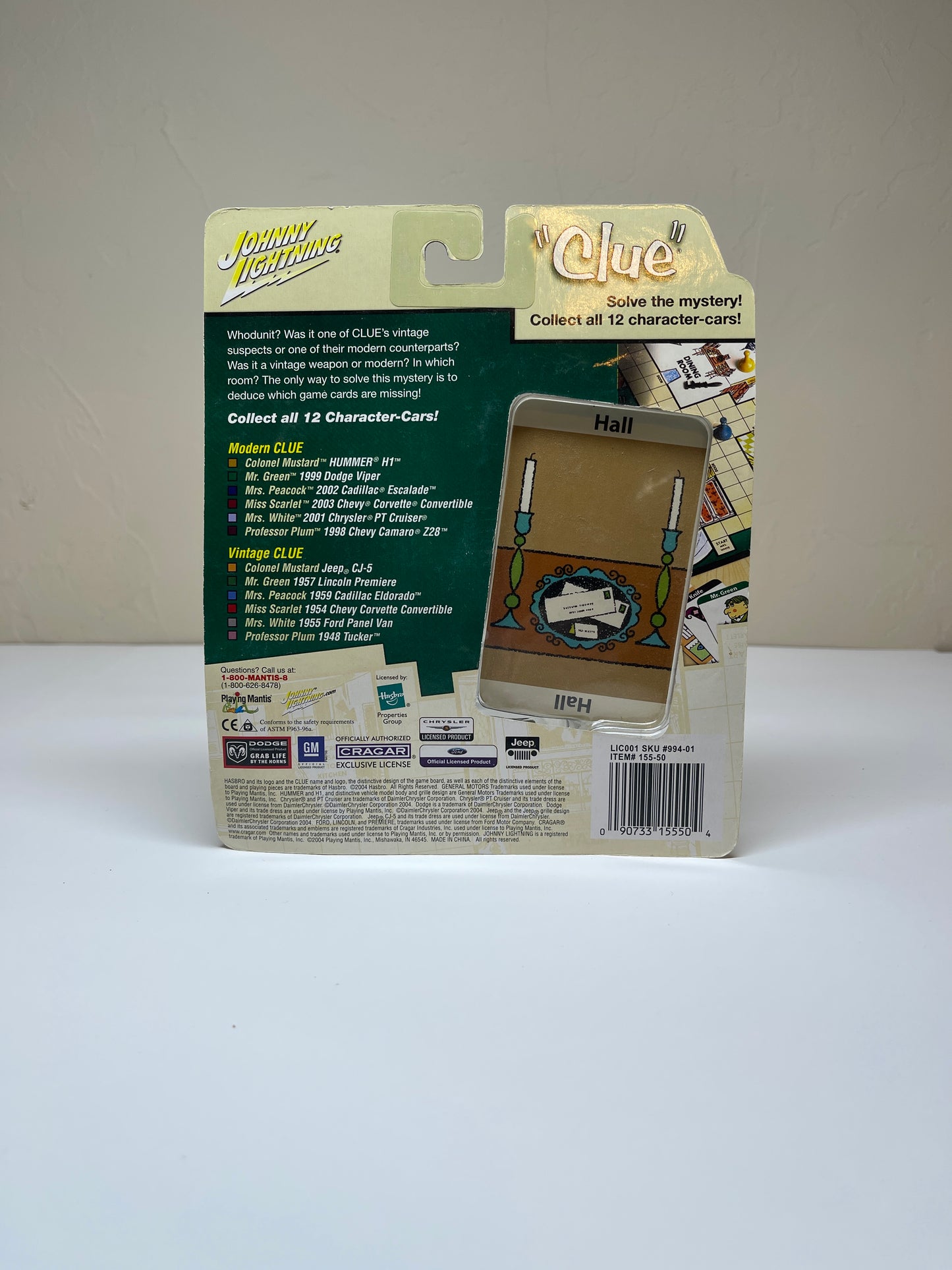 Johnny Lightning Clue Professor Plum 1948 Tucker