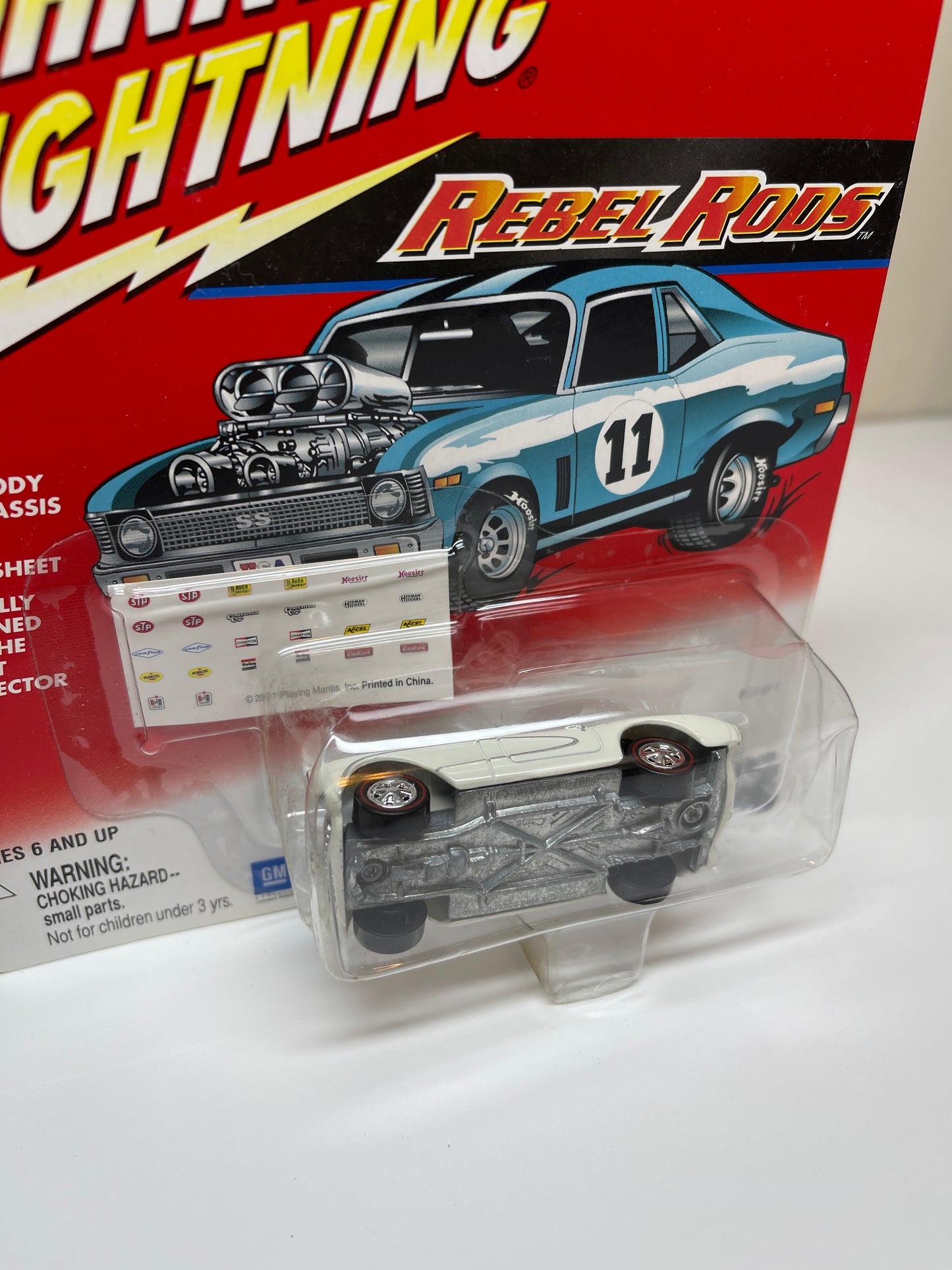 Johnny Lightning Rebel Rods 1957 Vette Gasser