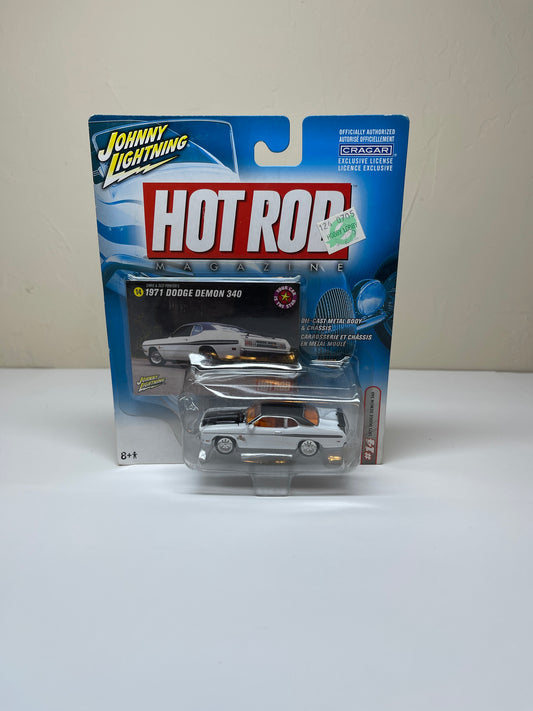 Johnny Lightning Hot Rod Magazine 1971 Dodge Demon 340