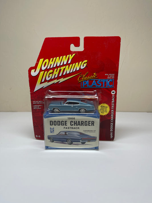 Johnny Lightning Classic Plastic 1966 Dodge Charger Fastback
