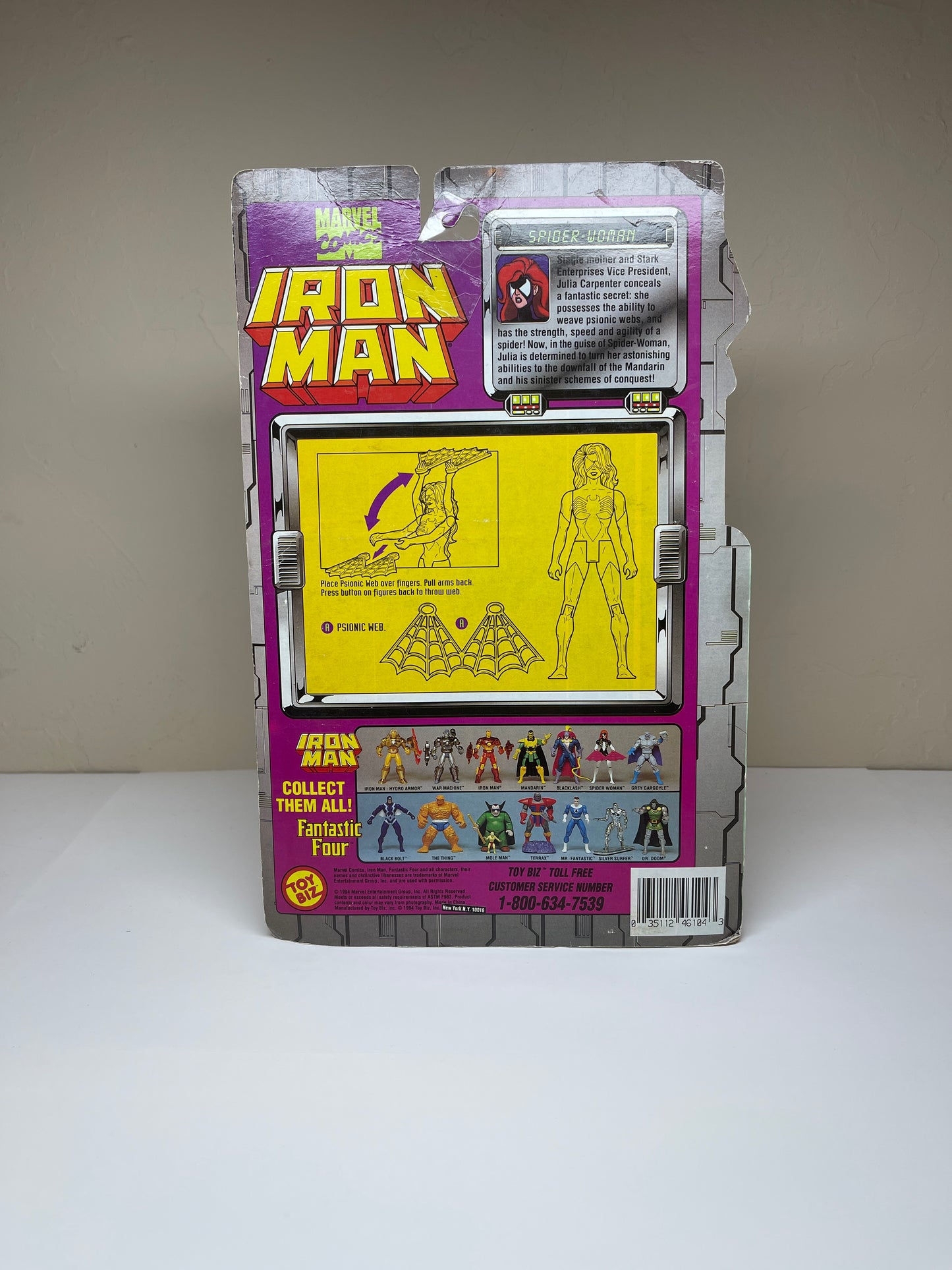 Spider Woman With Psionic Web Hurling Action