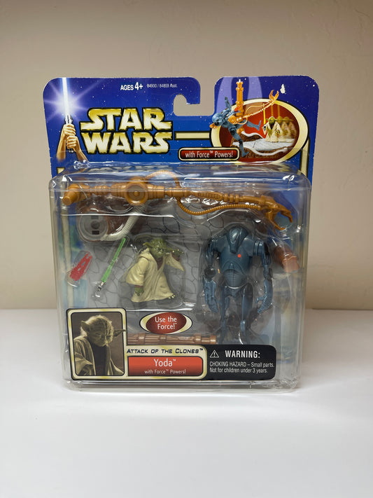 Yoda With Force Powers Attack of the Clones