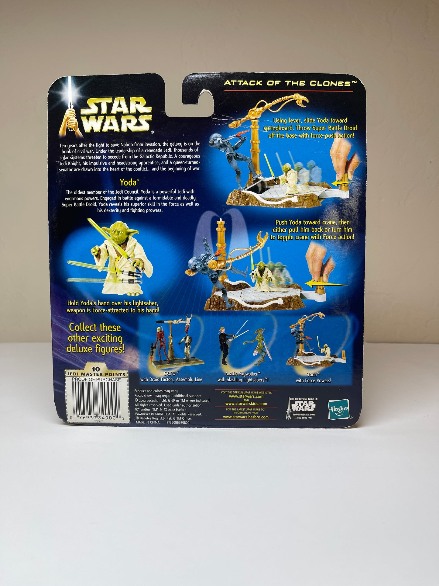 Yoda With Force Powers Attack of the Clones