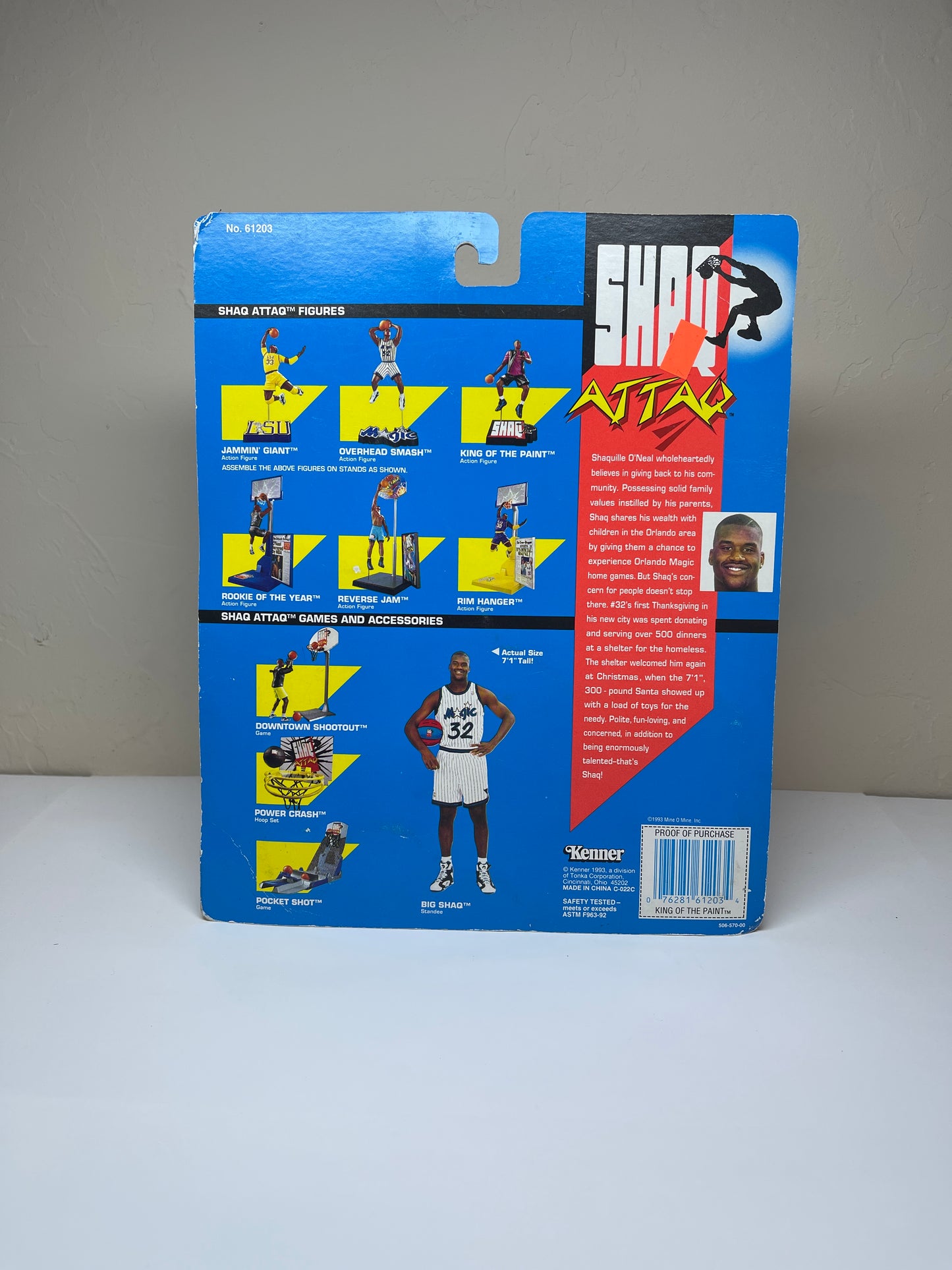 Shaq Attack King of the Paint Action Figure