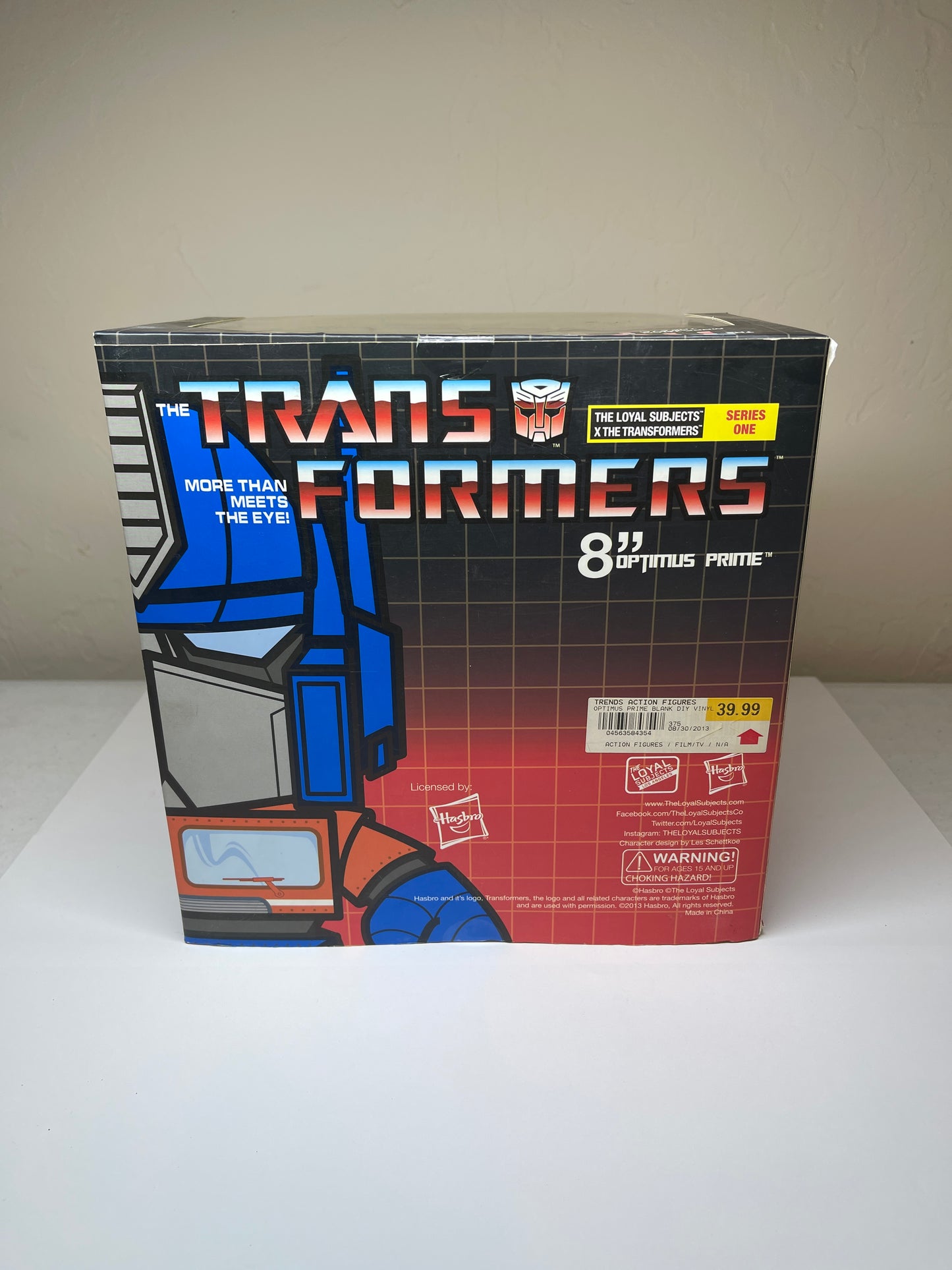 Optimus Prime DIY Vinyl Figure 8"