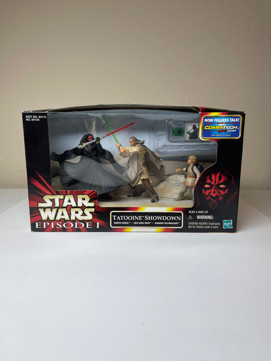Tatooine Showdown Darth Maul Qui-gon Jinn Anakin Skywalker