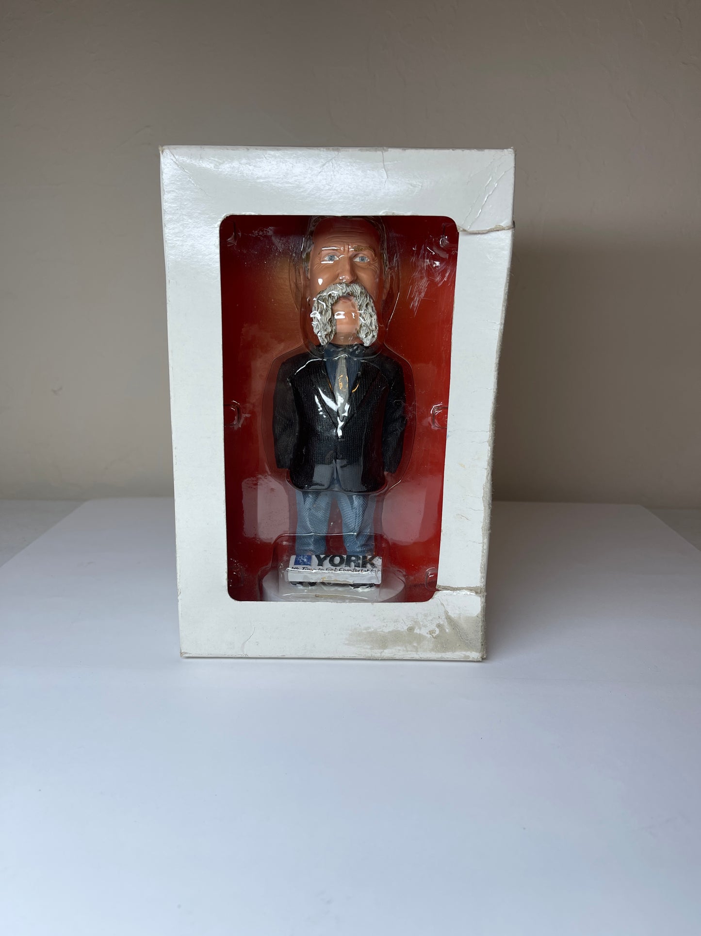 Genuine Hand Crafted Hand Painted Bobble Head Coach Doug Sauter