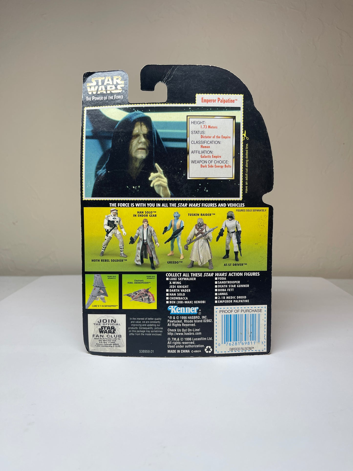 Star Wars Emperor Palpatine The Power Of The Force