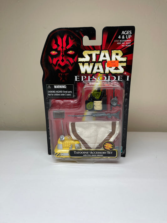 Star Wars Episode 1 Tatooine Accessory Set with Pull-Back Droid