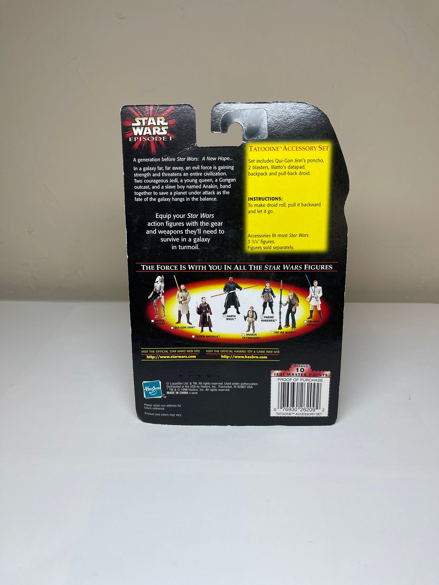 Star Wars Episode 1 Tatooine Accessory Set with Pull-Back Droid