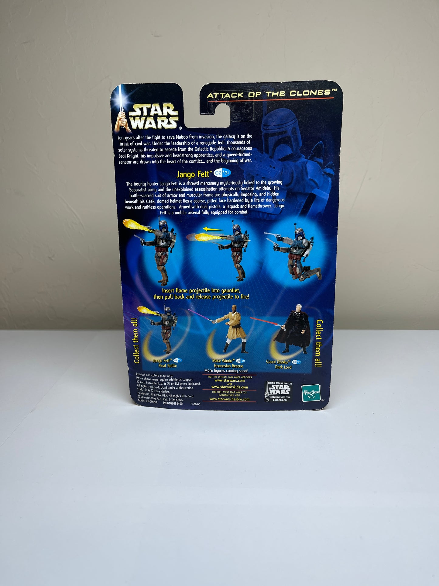 Star Wars Jango Fett Attack Of The Clones