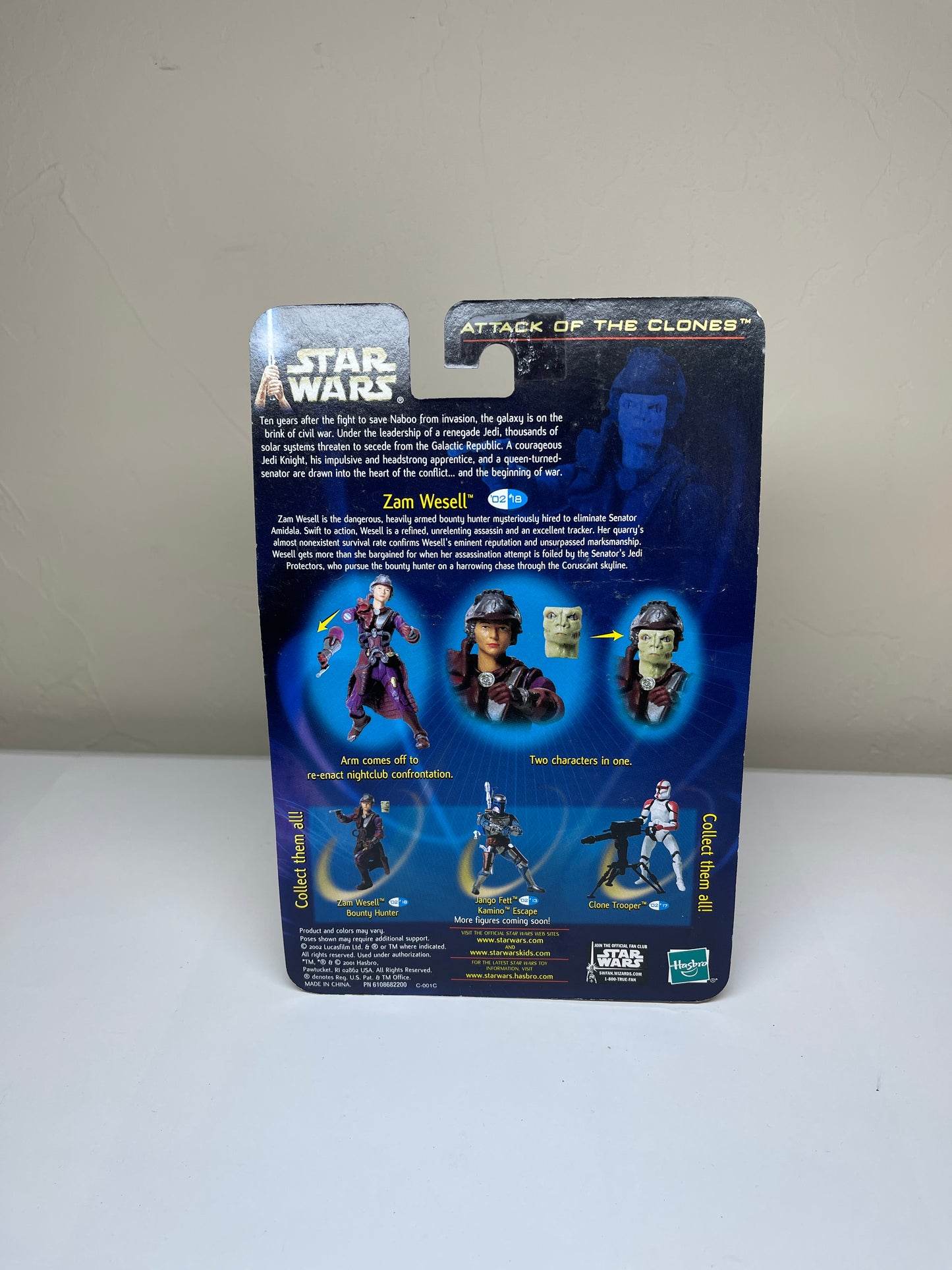 Star Wars Zam Wesell Attack Of The Clones