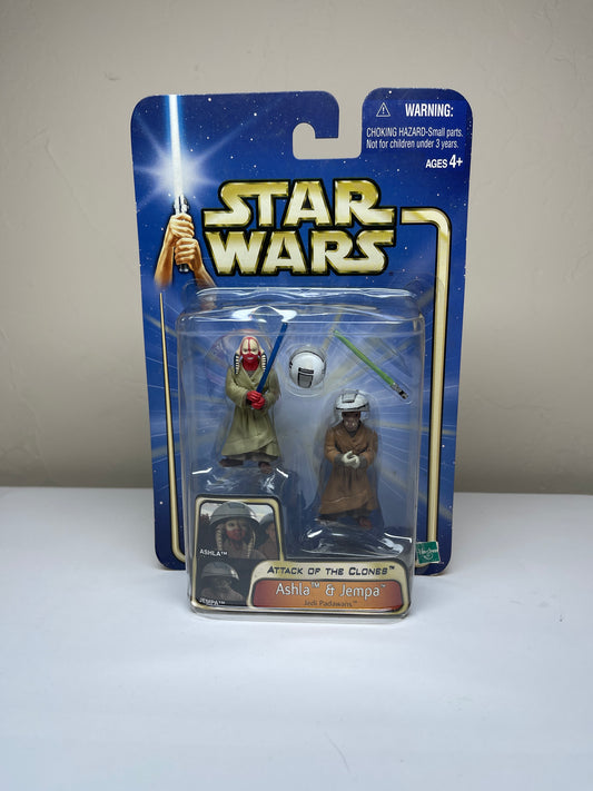 Star Wars Ashla & Jempa Jedi Padawans Attack Of The Clones