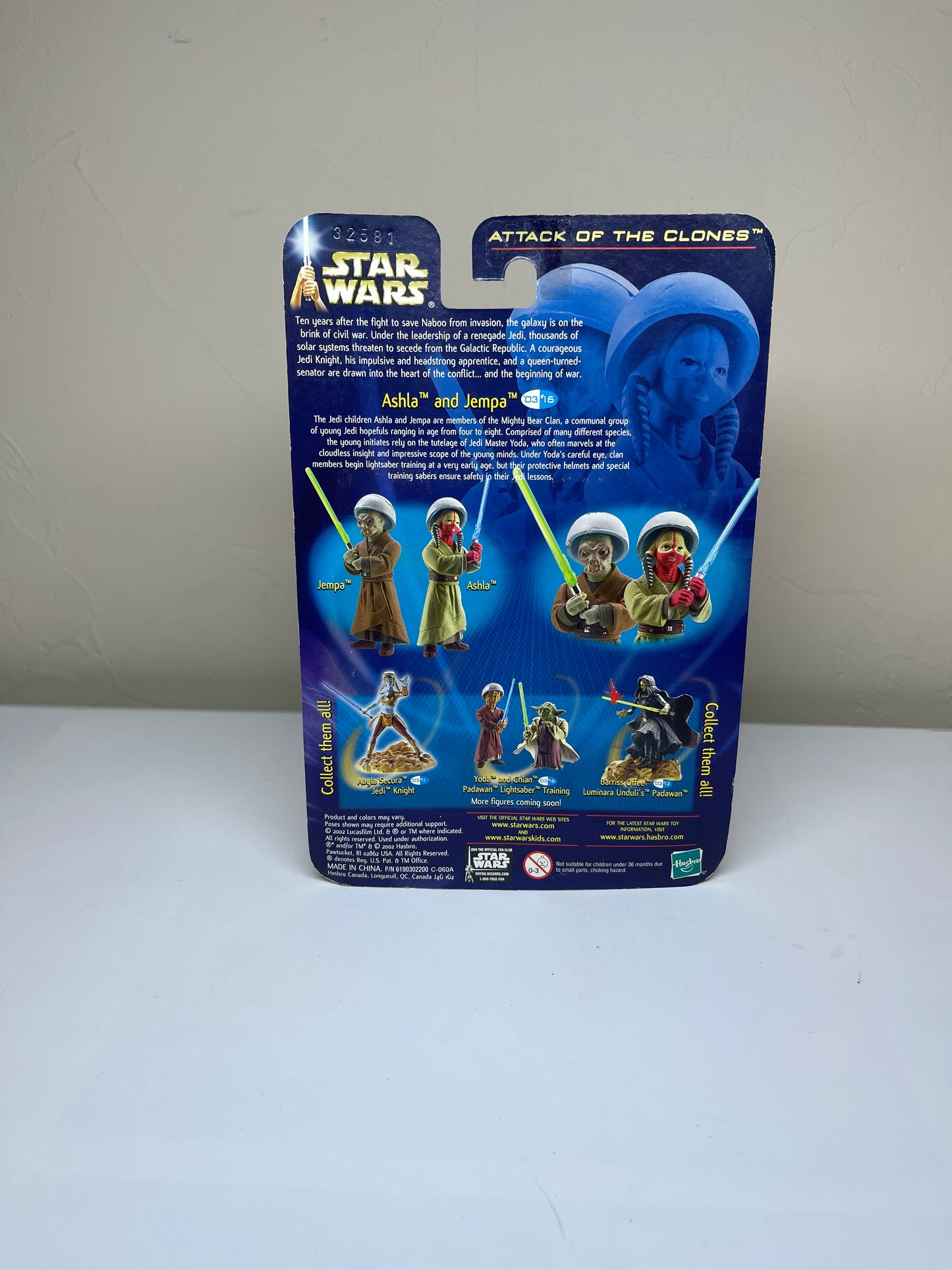 Star Wars Ashla & Jempa Jedi Padawans Attack Of The Clones