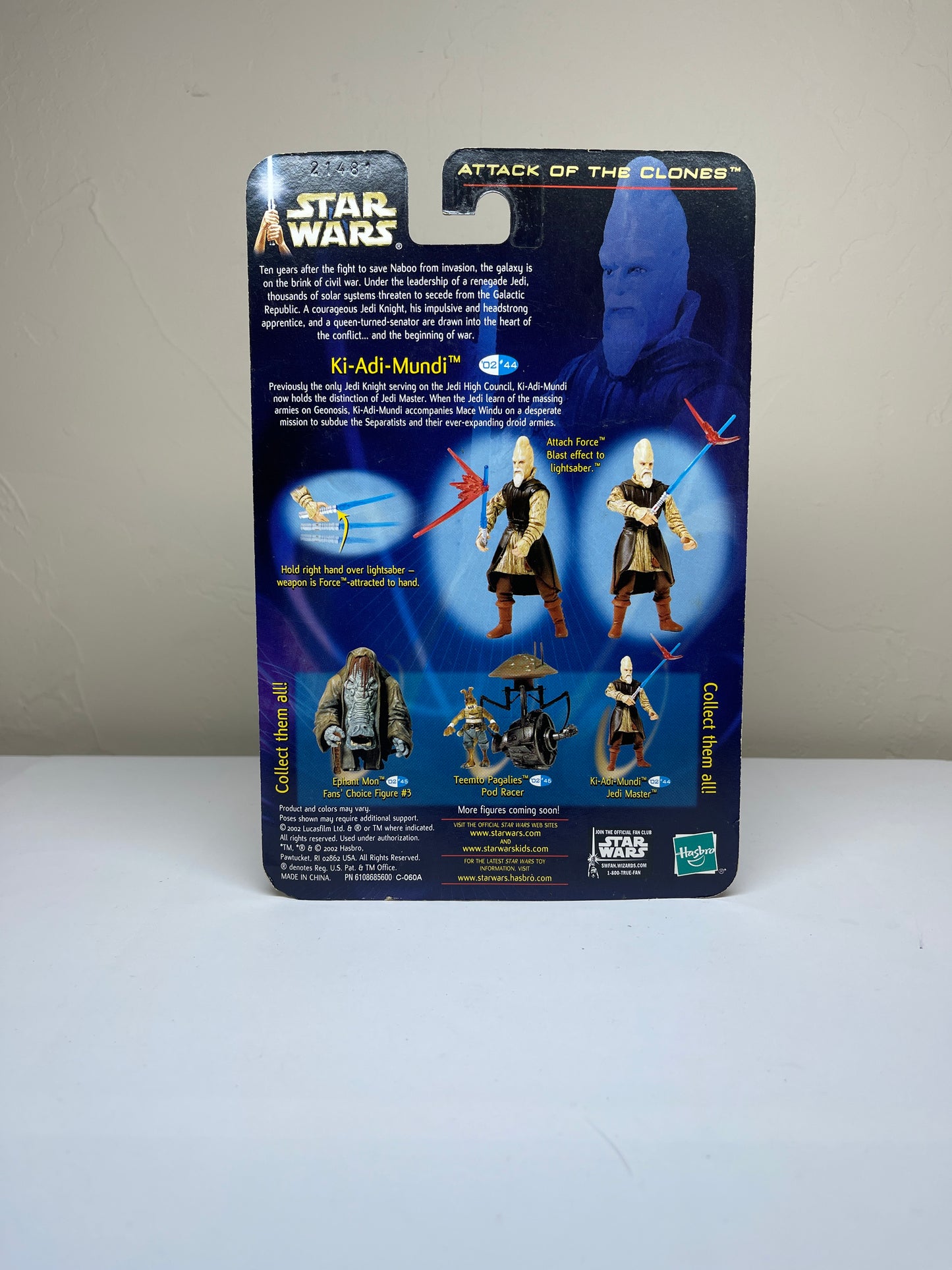 Star Wars Ki-Adi-Mundi Jedi Master Attack Of The Clones