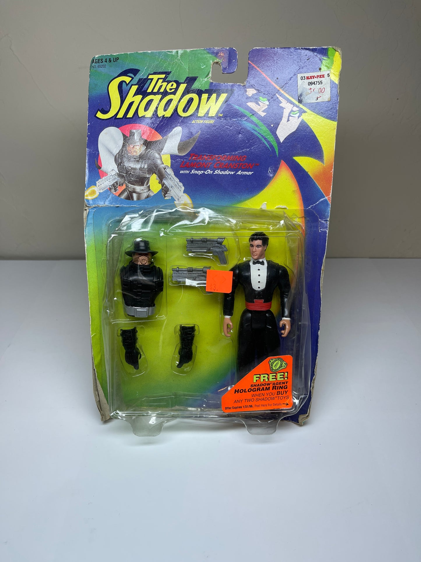 The Shadow Transforming Lamont Cranston Action Figure