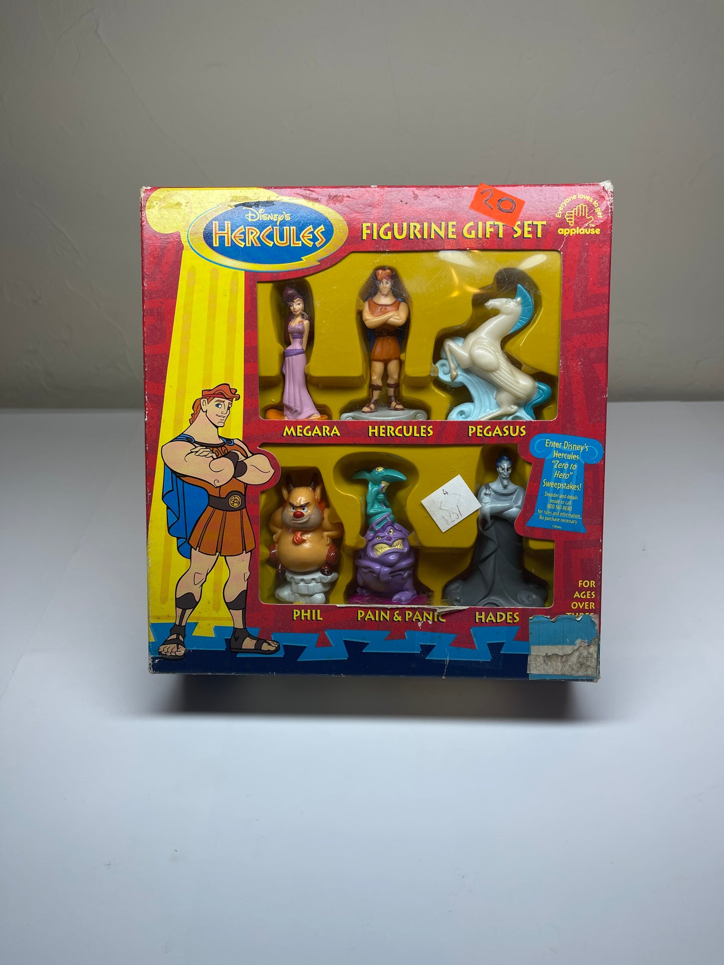 Hercules Figurines Gift Set Applause Vintage Disney