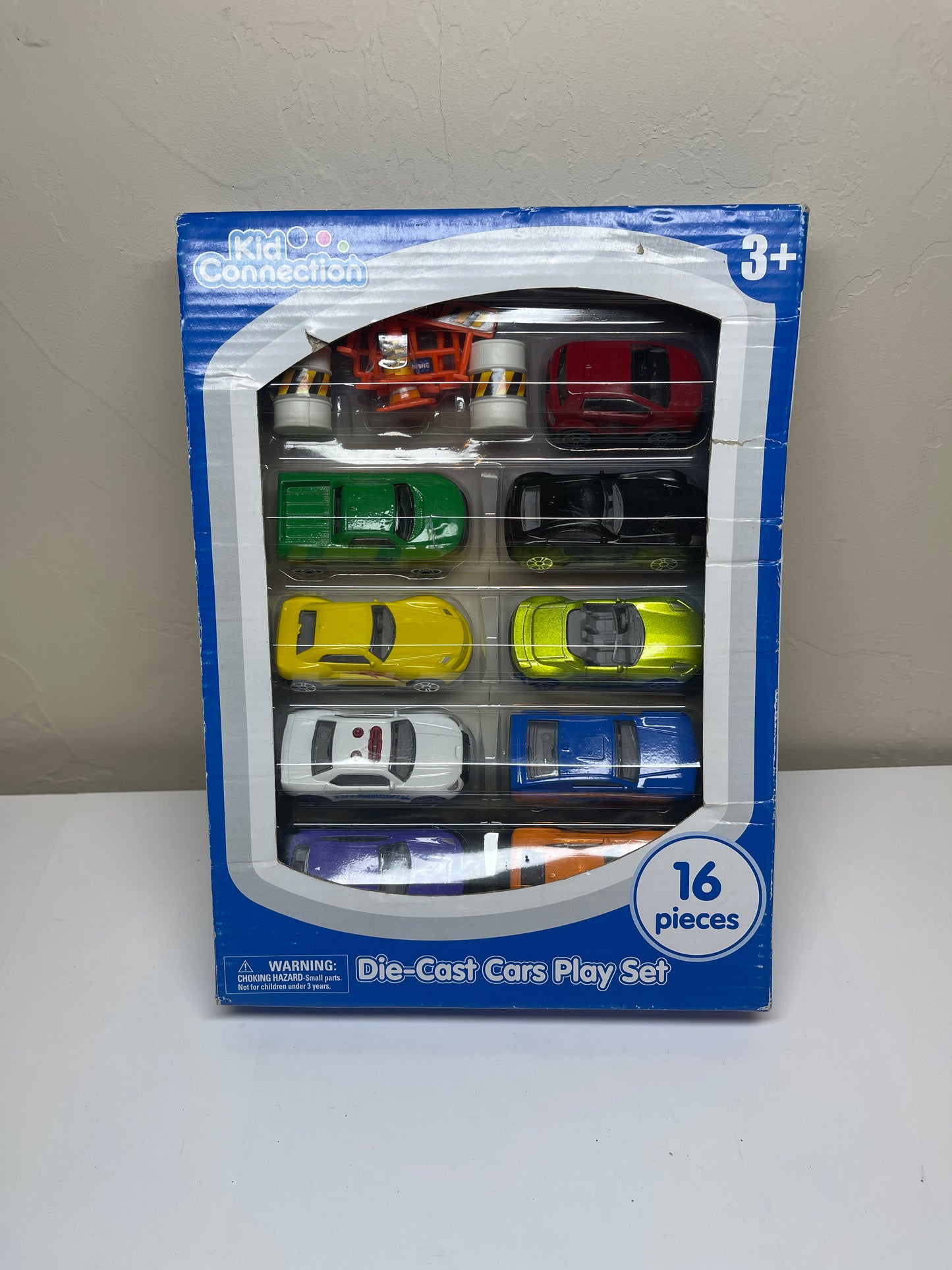 Kid Connection 16 Pieces Die Cast Cars Play Set